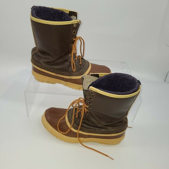 Mens Vintage Sorel Arctic‎ Pac Kaufman Canada Brown Snow Duck Boots Size 7 main image 4